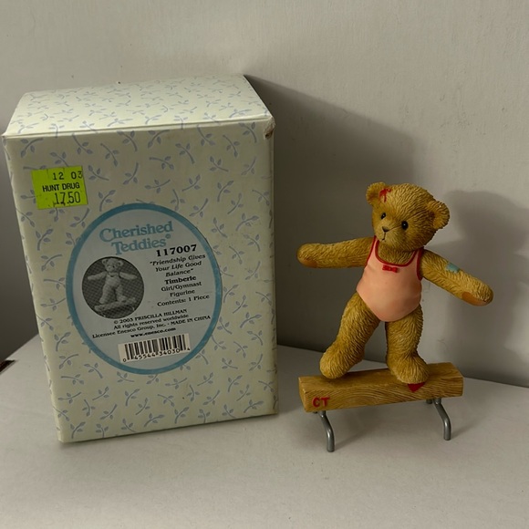 Cherished Teddies Friendship Gives Your Life Good Balance Figure w/ box CT1 - Picture 1 of 4